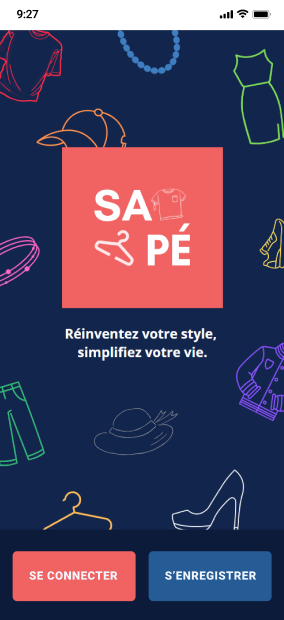 SAPÉ App - Connexion